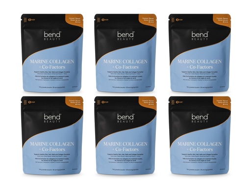 Bend Beauty Collagène Marin + Co-Facteurs Saveur Noix de Coco 146g x6