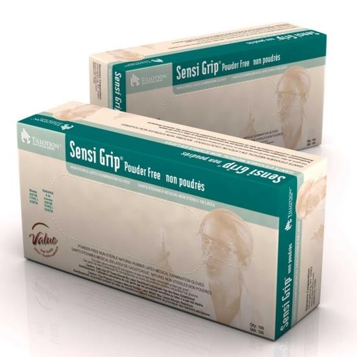 Gant latex Sensi Grip sans poudre - Petit 1000pc