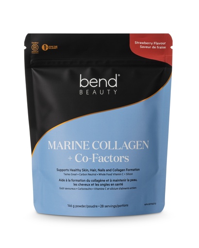 Bend Beauty Collagène Marin + Co-Facteurs Saveur de Fraise 146g 