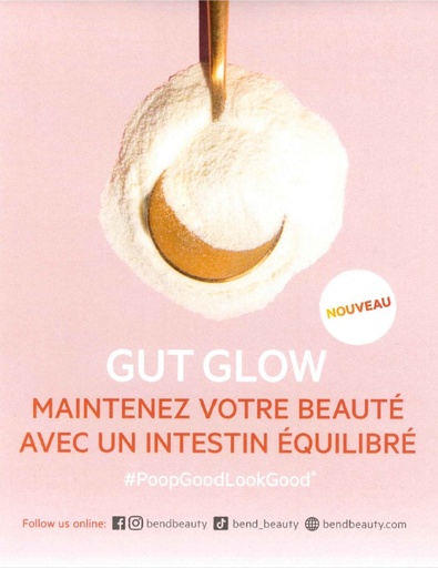 Bend Beauty Tente Affichette Gut Glow