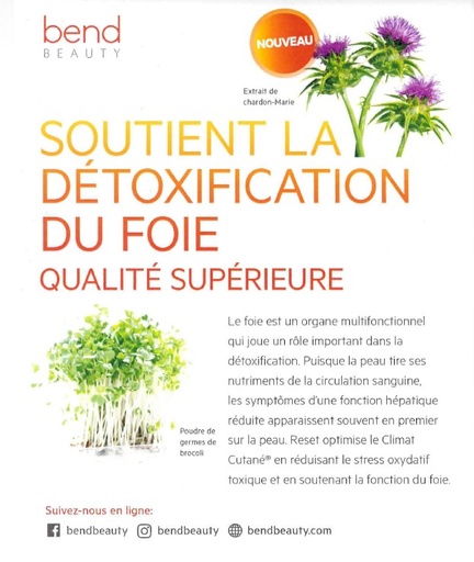 Bend Beauty Tente Affichette Reset FR