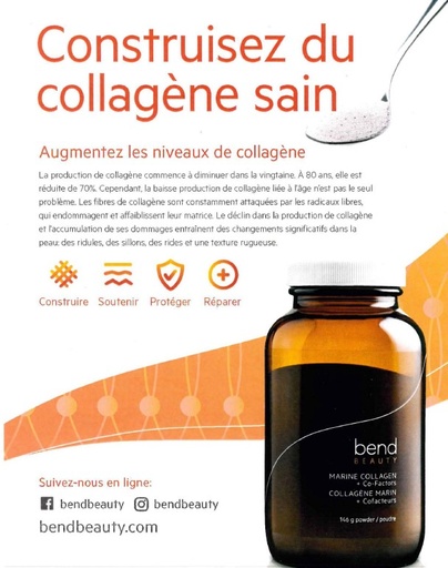 Bend Beauty Tente Affichette Collagéne MC FR