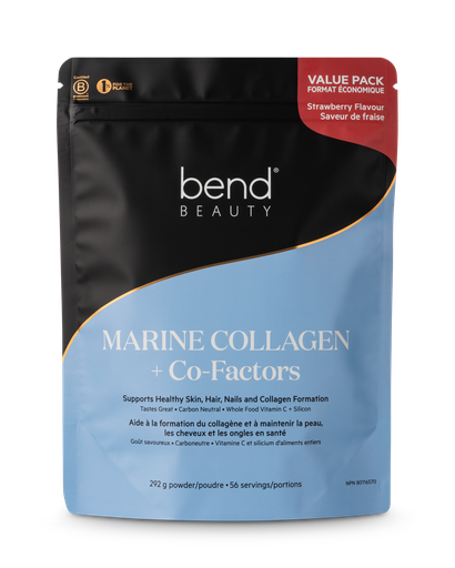 Bend Beauty Collagène Marin + Co-Facteurs Saveur de Fraise Format Économique 292g